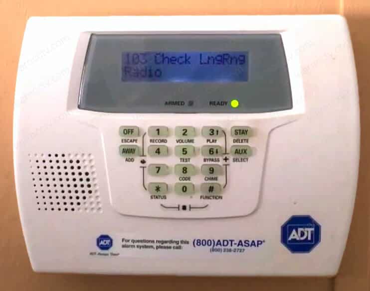 ADT Error code 103 ADT Error code 103