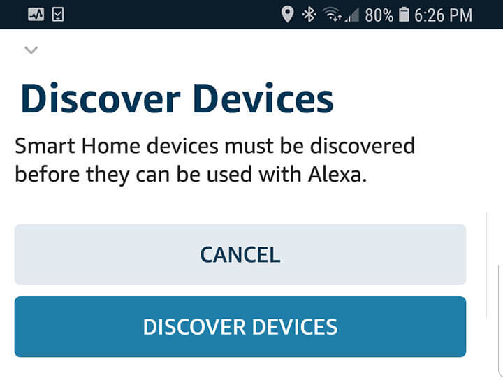 Alexa App Discover Device Alexa App Discover Device