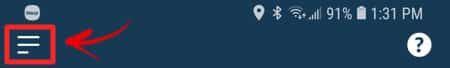 Alexa Menu button Alexa Menu button