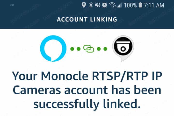 Alexa Skill Monocle Linked Alexa Skill Monocle Linked