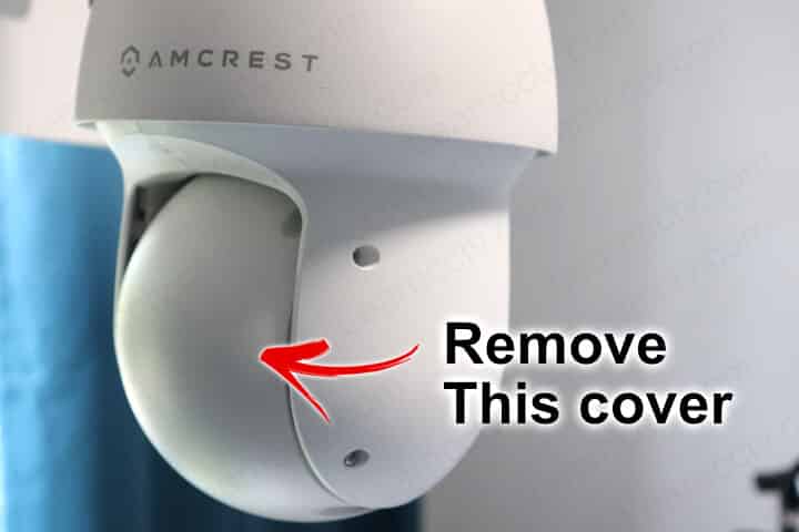 Amcrest PTZ camera back cover Amcrest PTZ camera back cover
