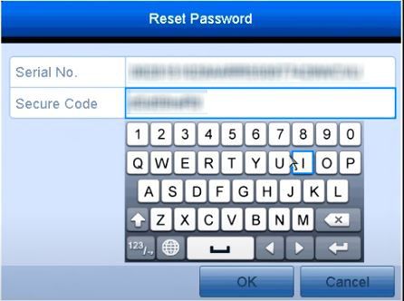 Annke reset screen code Annke reset screen code