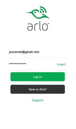 Arlo-App-Login Arlo App Create account
