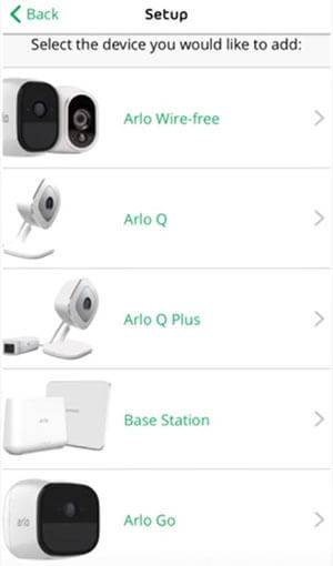 Arlo-App-Main-Screen Arlo App camera models