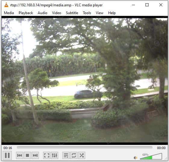 Axis 223M on VLC via RTSP Axis 223M on VLC via RTSP