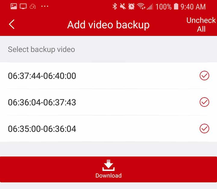 Backup files Backup files