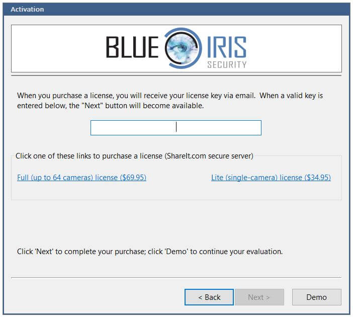 Blue Iris Software Activation 02 Blue Iris Software Activation 02