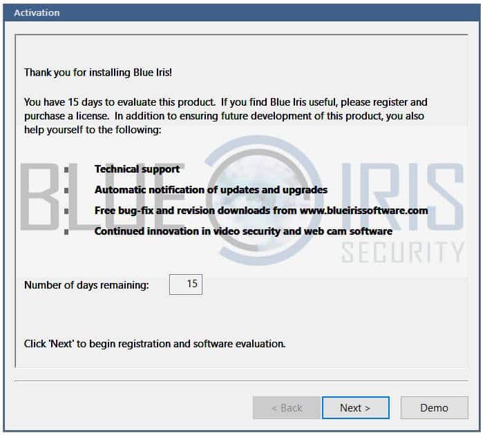 Blue Iris Software Activation 01 Blue Iris Software Activation 01