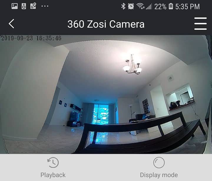 Camera adaptive viewing direction Camera adaptive viewing direction