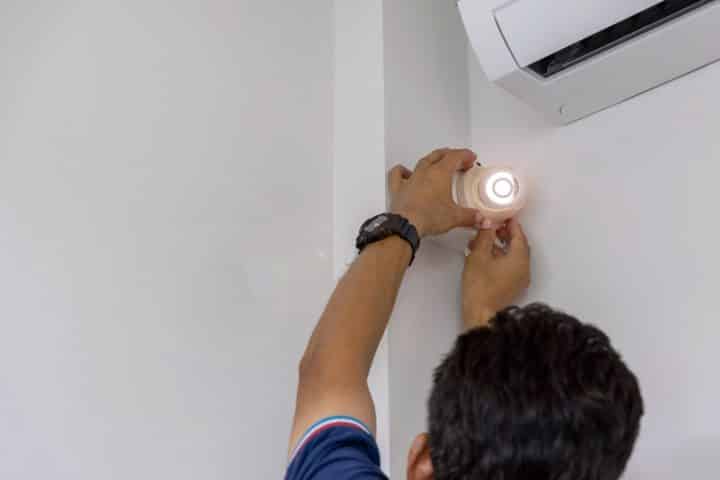 Installing a security camera Installing a security camera