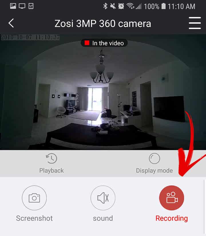 Camera manual recording Camera manual recording