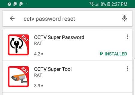 CCTV super password reset App CCTV super password reset App