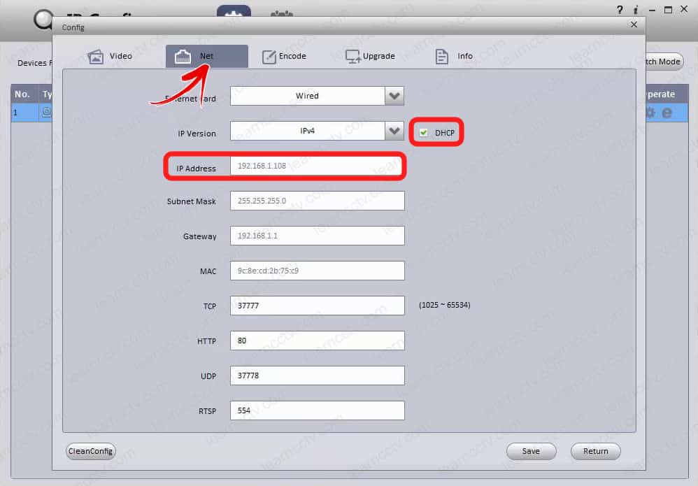 Change the Amcrest Camera IP Address Change the Amcrest Camera IP Address