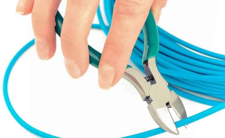 Cutting camera wires Cutting camera wires