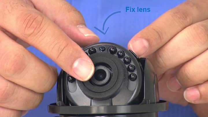 Dome camera with fixed lens Dome camera with fixed lens