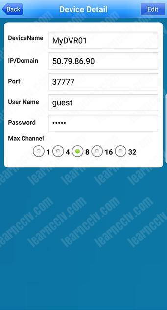 DVR-H264-MEye-App-add-camera-details App Meyer device detail
