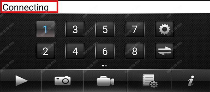 DVR-H264-MEye-App-connecting App Meye connecting
