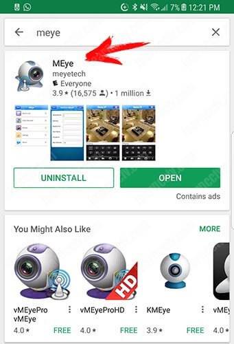 DVR-H264-MEye-App-Install App MEye for DVR remote access