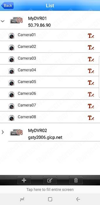 DVR-H264-MEye-camera-list App Meye Camera list