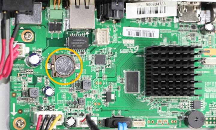 DVR internal battery DVR internal battery