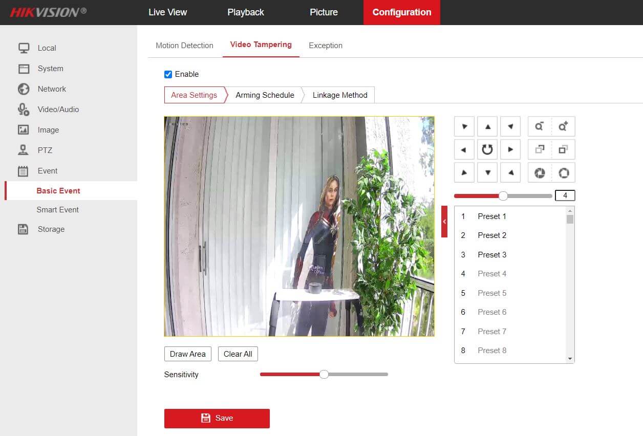 Enable Video Tampering on Hikvision NVR Enable Video Tampering on Hikvision NVR