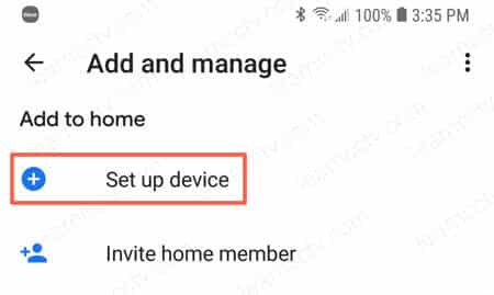 Google Home Add Device Google Home Add Device