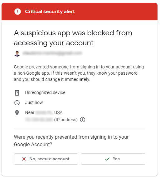 Google security check Google security check