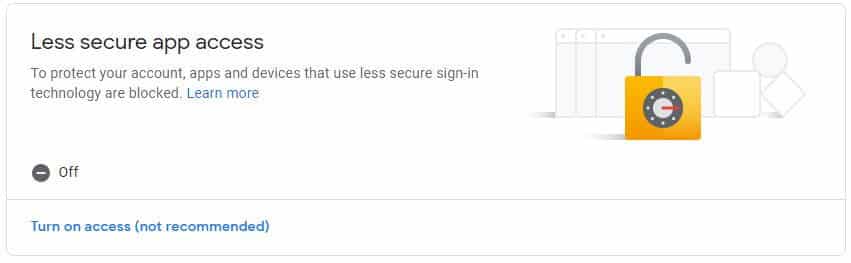 Google Security Config Google Security Config
