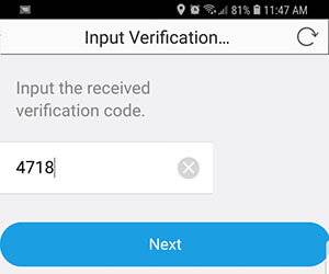 Hikvision-App-08 Hikvision verification Code