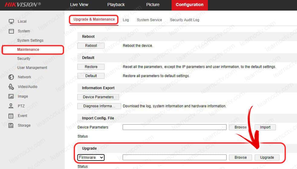 Hikvision Camera Firmware Uodate Hikvision Camera Firmware Uodate