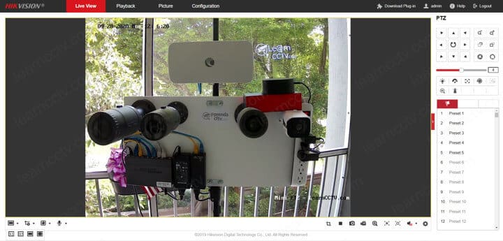 Hikvision camera login OK Hikvision camera login OK
