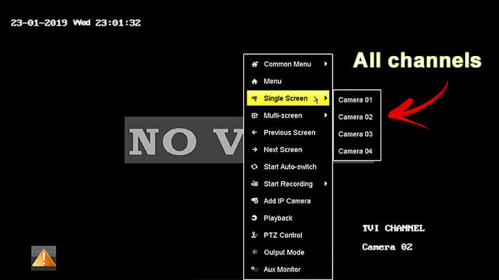 Hikvision DVR all channels Hikvision DVR all channels