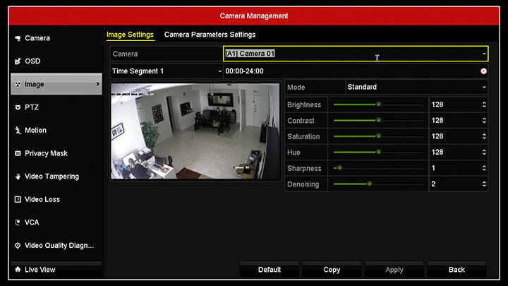 Hikvision DVR brightness Hikvision DVR brightness