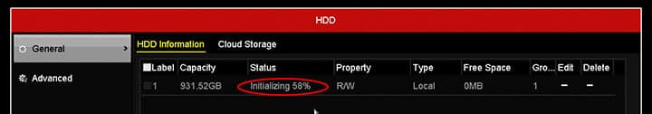 Hikvision DVR Formatting HDD Hikvision DVR Formatting HDD