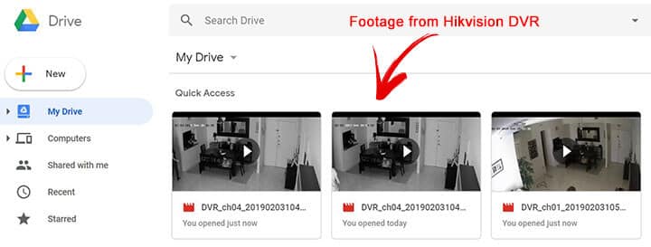 Hikvision DVR Google Drive Recording Hikvision DVR Google Drive Recording