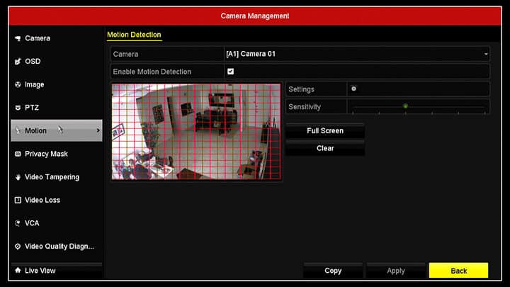 Hikvision DVR Motion Detection Hikvision DVR Motion Detection