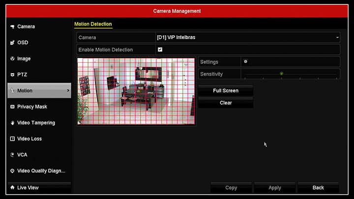 Hikvision DVR Motion Detection Hikvision DVR Motion Detection