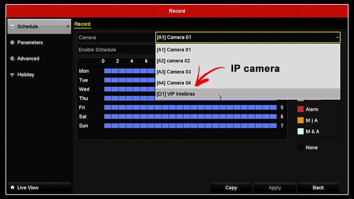 Hikvision DVR Record Menu Hikvision DVR Record Menu