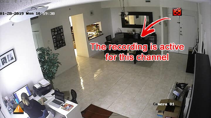 Hikvision DVR Recording Active Hikvision DVR Recording Active