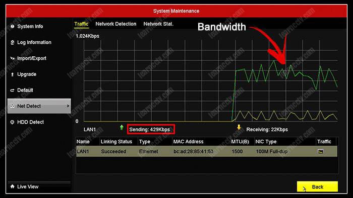 Hikvision-Error-8200-due-to-bandwidth Bitrate in the Hikvision DVR