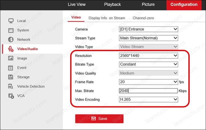 Hikvision Error Code 800 - Quality Configuration Hikvision Error Code 800 - Quality Configuration