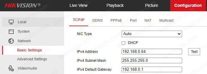 Hikvision IP Address Hikvision IP Address