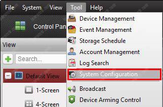 Hikvision-IVMS-4200-System-configuration iVMS-4200 System configuration