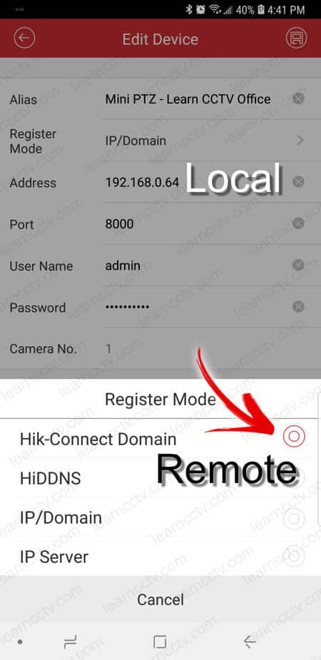 Hikvision iVMS-4500 Remote configuration Hikvision iVMS-4500 Remote configuration