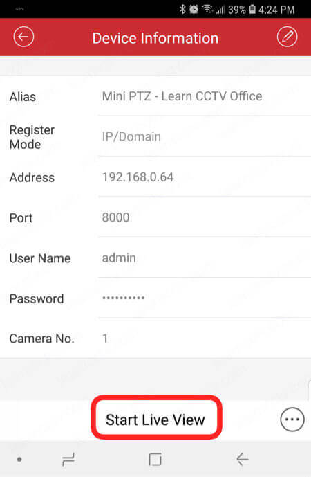 Hikvision iVMS 4500 Start Live View Hikvision iVMS 4500 Start Live View