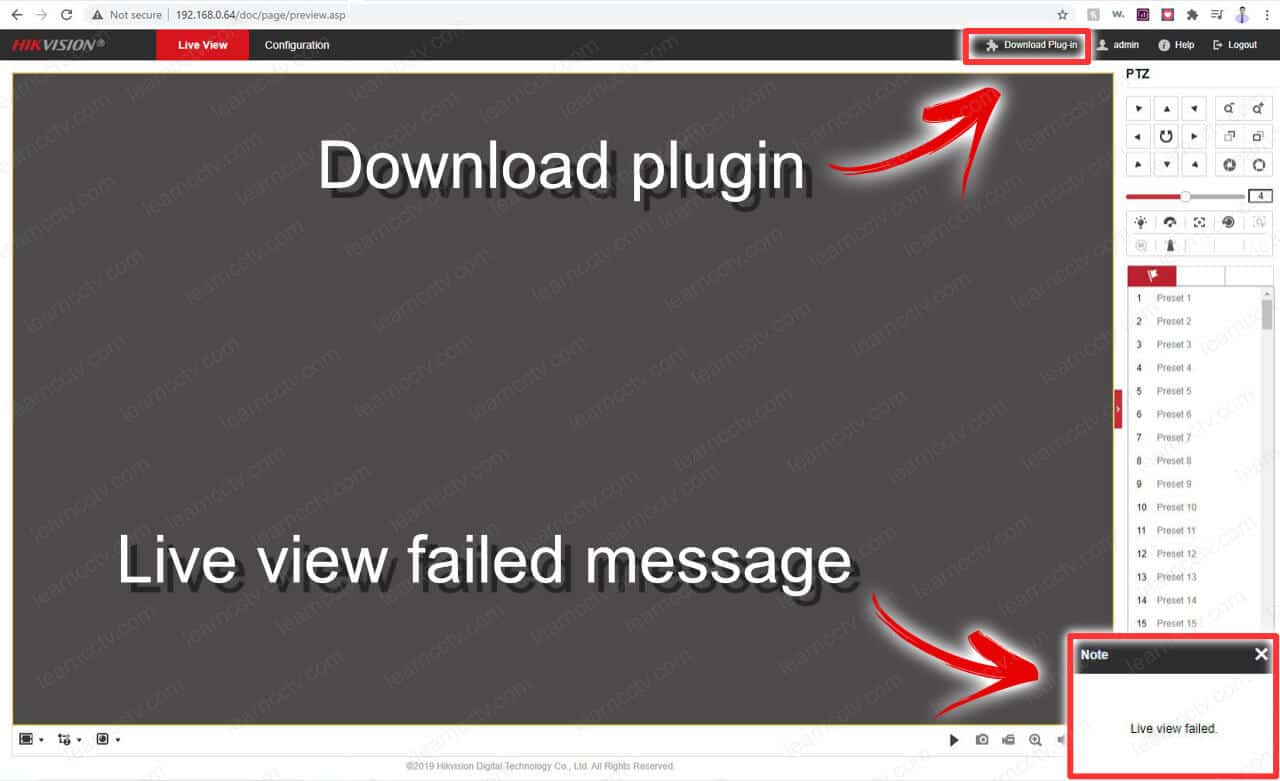Hikvision Live View Failed Download Plugin Message Hikvision Live View Failed Download Plugin Message