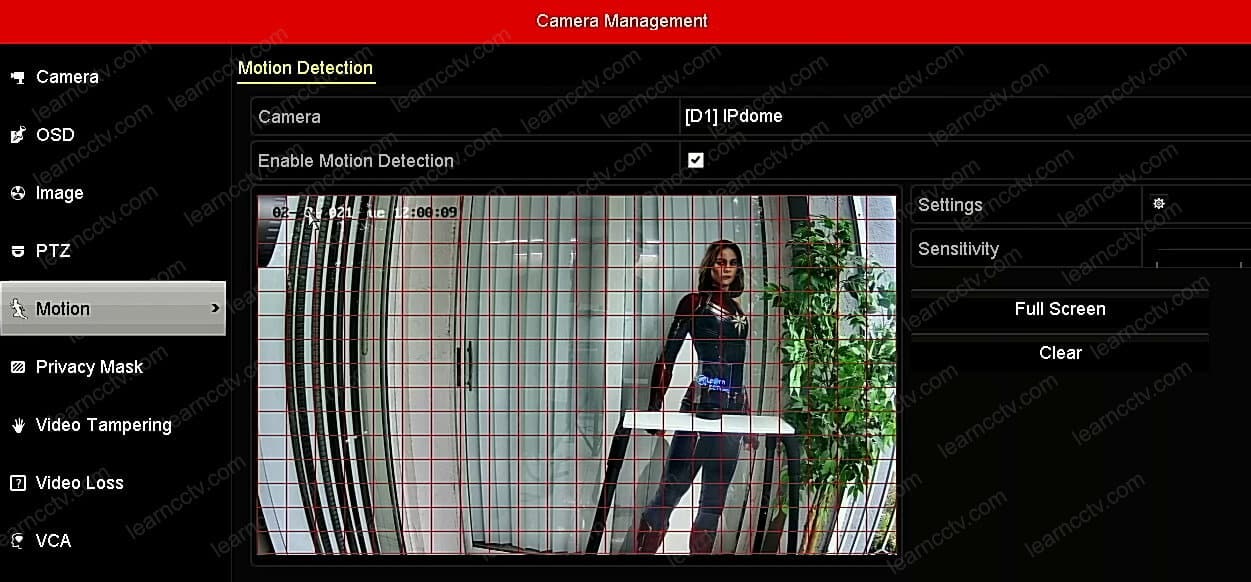 Hikvision NVR camera motion detection configuration Hikvision NVR camera motion detection configuration