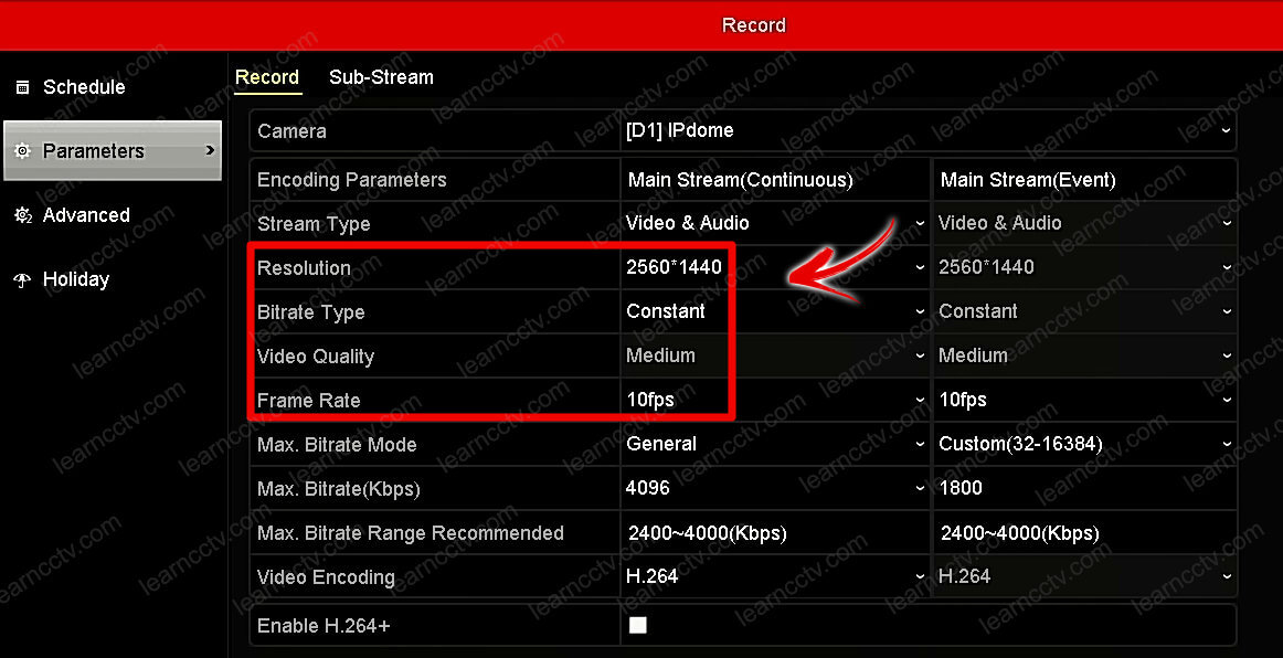Hikvision NVR resolution frame rate setup Hikvision NVR resolution frame rate setup