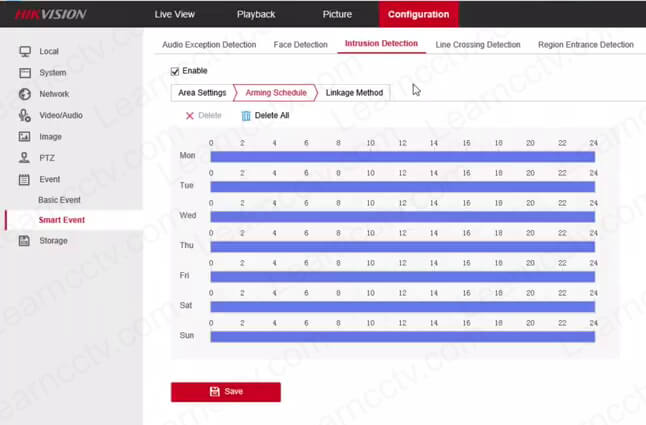 Hikvision PTZ schedule Hikvision PTZ schedule