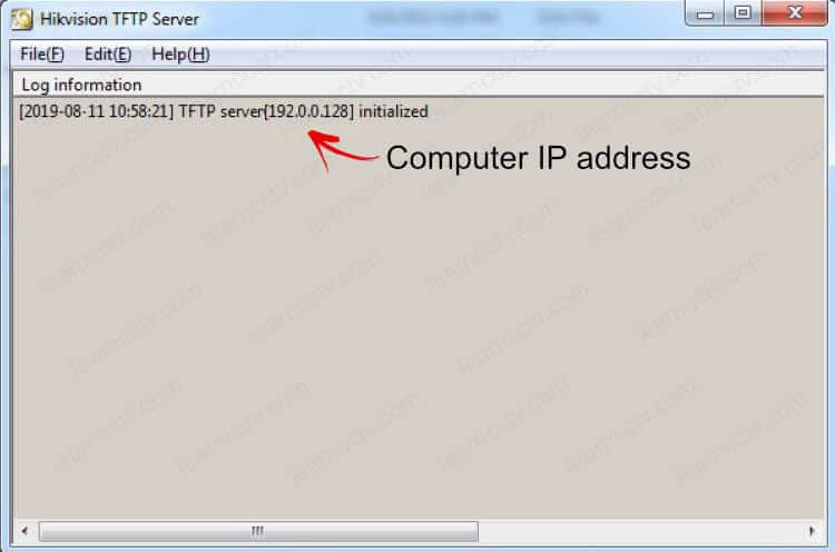 Hikvision TFTP Server Hikvision TFTP Server